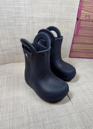 Оригінальні гумові чоботи черевики crocs