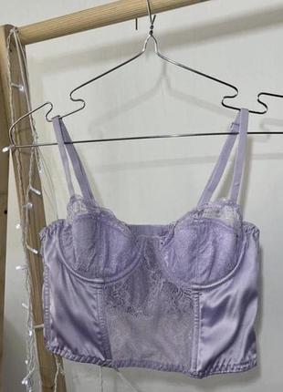 Неймовірний бузковий корсет primark