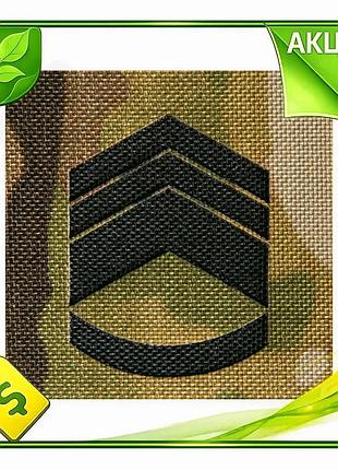 Ve погон camotec старший мастер new version сержант на липучке комбинированный 5 см для военных и служ n6w_ver