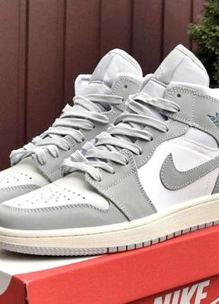 Мужские кроссовки nike air jordan. натуральная кожа ( 41 - 45 размер )