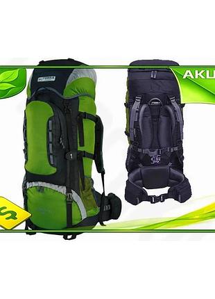 Ve рюкзак terra incognita 80l new version зеленый для горных походов туристический рюкзак для экспедиц n6w_ver