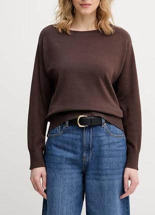 Светр h&m 84% віскоза шоколадний колір m-l