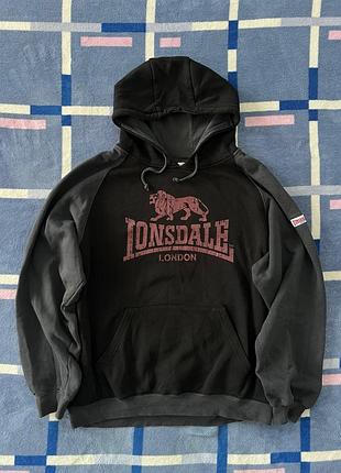 Чоловіче худі lonsdale vintage чорне