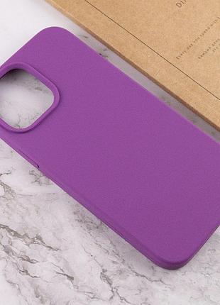 Чехол silicone case full protective (aa) no logo для apple iphone 15 pro max (6.7") фиолетовый / grape
