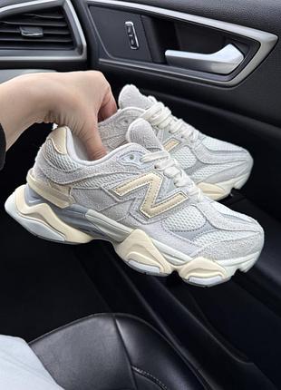 Стильные женские кроссовки new balance 9060 quartz grey premium