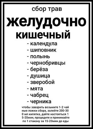 Трав'яний чай "шлунково-кишковий" 100г