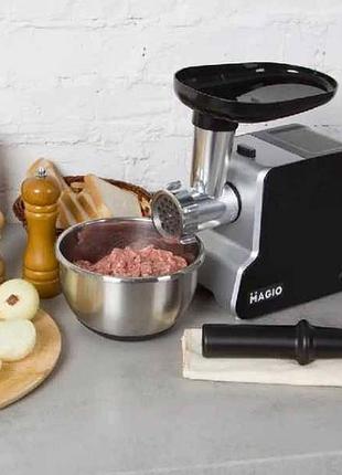 Мясорубка электрическая magio мg-268 2000вт+запасной нож