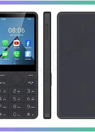 Смартфон uniwa doov r77 4g 3/32gb черный телефон с ips экраном 2,8 дюйма для повседневного использован sku_00000008872