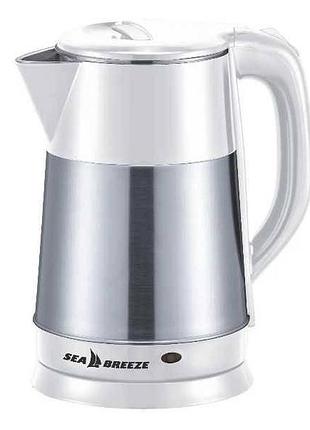 Электрочайник-термос seabreeze sb-017 2,5л 1500вт