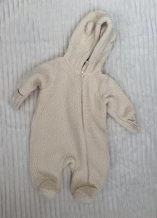Комбінезон тедді на блискавці 56-62 p бренду little angel
