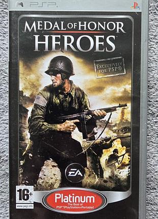 Medal of honor: heroes, eng, б/у, psp playstation portable
