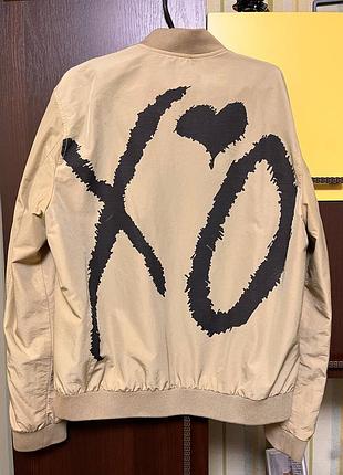 Колекційний бомбер куртка h&m x the weeknd xo оригінал в ідеальному стані