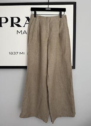 Лляні штани massimo dutti
