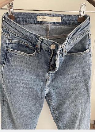 Colin’s vintage нові джинси xs-s блакитні slim fit