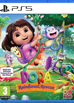 Dora: rainforest rescue, eng,новая, playstation 5 (ps5) пс 5