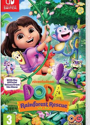 Dora: rainforest rescue, eng ,нова, nintendo switch, switch 2