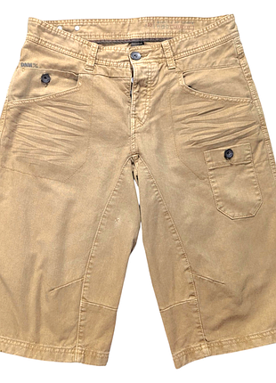 Edc loose fit джинсовые шорты милитари в винтажном стиле свободный крой w33