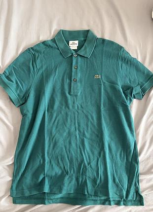 Чоловіча сорочка поло lacoste slim fit (оригінал)