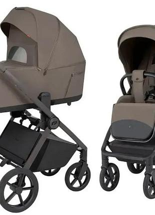 Коляска универсальная carrello ultra crl-6557 2в1 sugar brown