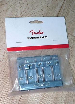 Бридж fender himass 4-string bass wide bridge assembly with zinc saddles