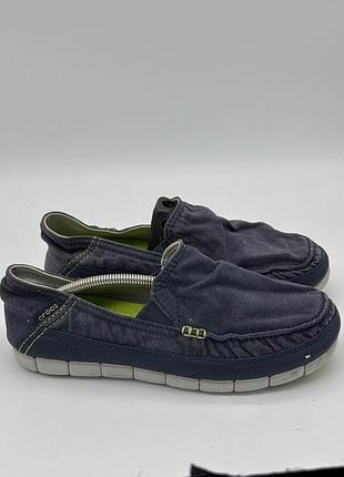 Чоловічі повсякденні сліпони — модель crocs stretch sole loafer розмір 40 устілка 25.5 см