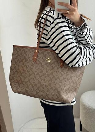 Шопер coach - сумка коач в наявності