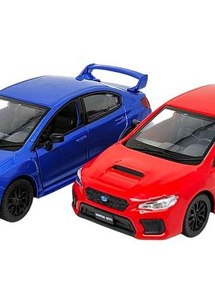 Автомодель 260008 subaru wrx sti (червоний, синій)