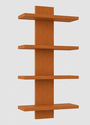 Распродажа полка навесная пн-5, вишня, 350/140/700