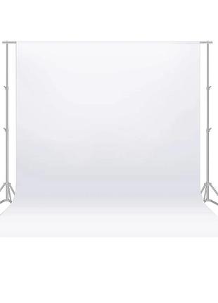 Фотофон тканинний білий neewer bd-0609 для фото-відеозйомки 1,8х2,8м