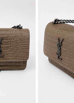Жіноча сумка в стилі saint laurent (ysl)