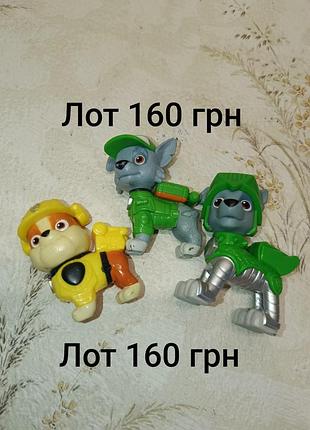 Лот фигурки щенячий патруль paw patrol фигурка