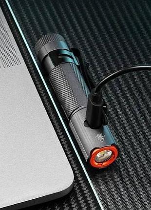 Фонарь ручной аккумуляторный повышенной мощности поисковый yemao ym-m52, 1500lm серый