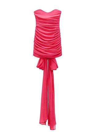 Barbie zara сукня міні зі шлейфом