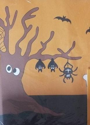 Набор салфеток и подставок под чашки melinera halloween, 12 предметов