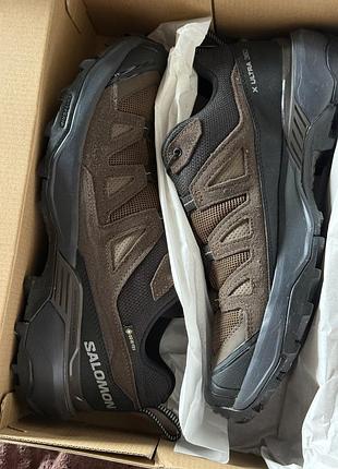 Кросівки трекінгові чоловічі salomon x ultra 360 ltr gtx dark earth/delicioso/ sharkskin