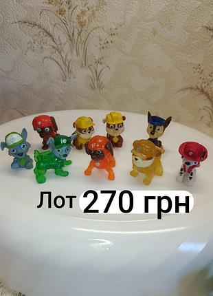 Лот фигурки щенячий патруль paw patrol фигурка