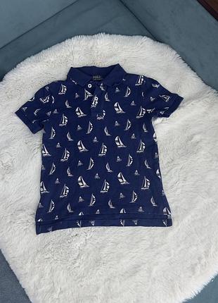 Футболка поло polo ralph lauren на хлопчика 4 роки