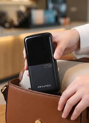 Power bank 22,5w 10000mah awei p10k черный