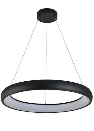 Подвесная светодиодная люстра horoz electric essence 48w 4000k черная