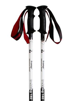 Трекинговые палки tramp trekking 140 alu 6061 белые (пара) utrr-003