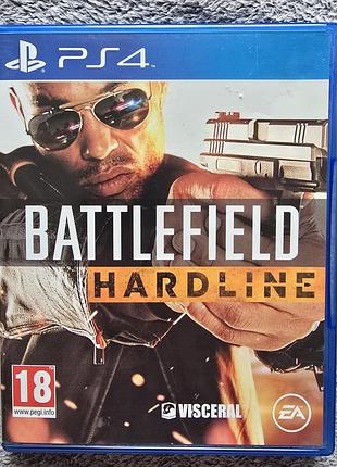 Battlefield: hardline, русская версия,б/у, playstation 4,5 (ps4,5) пс4,5
