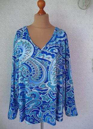 ( 5 xl - 64 / 68 р) женский лонгслив водолазка свитер кофта большого размера оверсайз батал новая