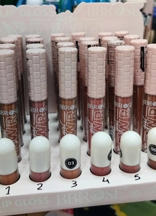 Стойкий блеск для губ bbrose 24-hour lip gloss n1-6 3.5 g