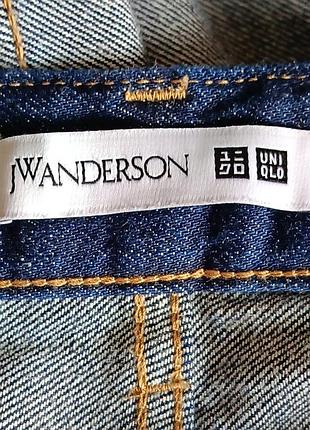 Темно-синие джинсы дизайнерская линейка коллаборация uniqlo и 39 anderson 2021 год аутентичный японский джинс
