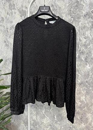Блуза жіноча topshop чорна блуза 16/44