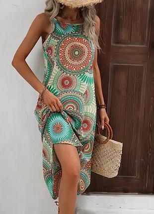 🥰 сукня в геометричний принт shein l