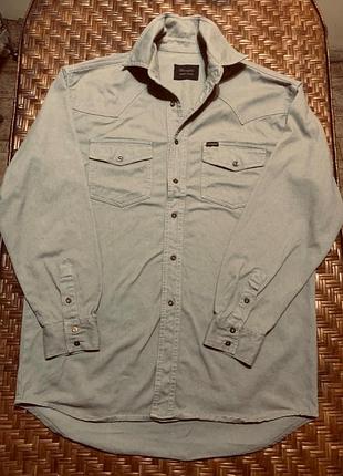Рубаха wrangler новая, винтаж, м, l.