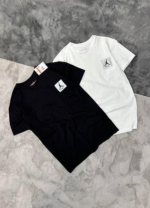 Чоловіча спортивна футболка air jordan чорна футболка