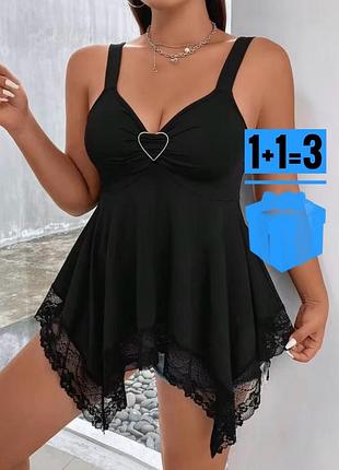 🥰 майка блуза з мереживом 4xl батал плюс сайз