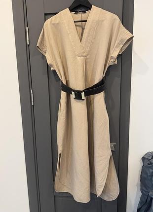 Льняна сукня, сарафан.  zara